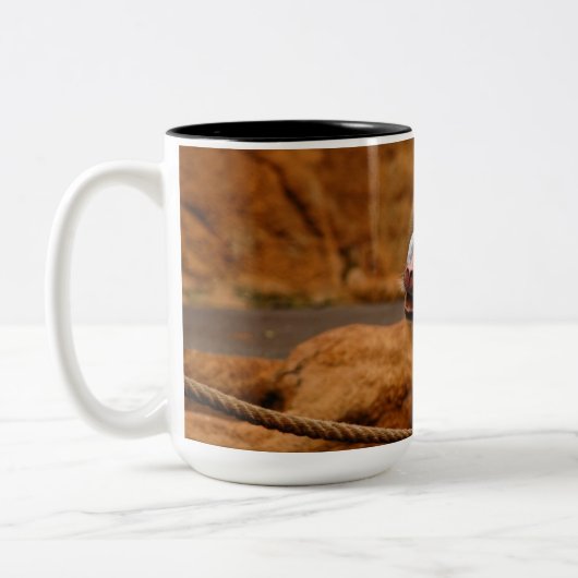 Pavian/Baboon Zweifarbige Tasse (Links)