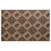 Pavian-u. Tier-Druck-Diamant-Muster Stoff (Fat Quarter (45,7 x 55,9 cm))