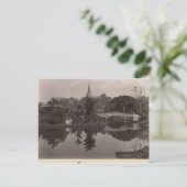 Pavillon auf der Insel im Kantonsgarten Postkarte (Stehend Vorderseite)