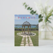 Pavillon Bahamas mit Meerblick Postkarte (Stehend Vorderseite)