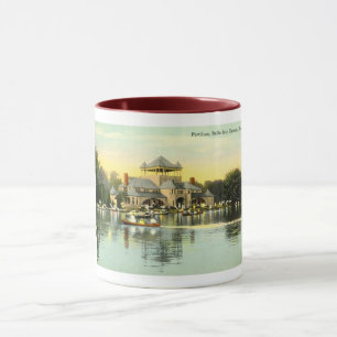 Pavillon Belle Isle, Detroit Michigan 1915 Vintage Tasse