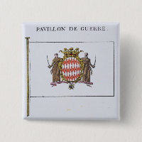 Pavillon de Guerre, Detail von den Flaggen von