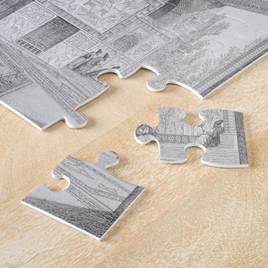 Pavillon der acht Paradiese, in Isfahan, von Puzzle (Seite)