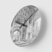 Pavillon der acht Paradises in Isfahan, aus Runde Wanduhr (Winkel)