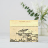 Pavillon des Sees Eustis, Plorida, 1908 Postkarte (Stehend Vorderseite)