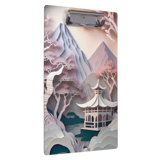 Pavillon Landscape Clipboard Klemmbrett (Rechts)