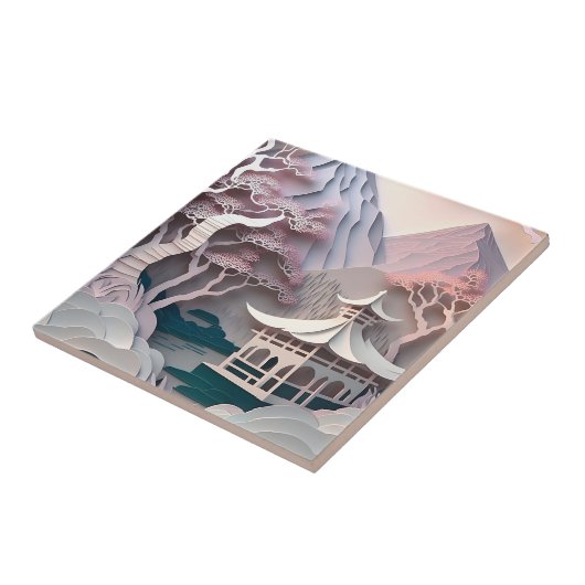 Pavillon Landscape Keramik Tile Fliese (Seite)