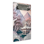 Pavillon Landschaft Mini-Zwischenablage Mini Klemmbrett (Schrägansicht)