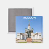 Pavillon, MOSKAU Magnet (Vorderseite/Rückseite)