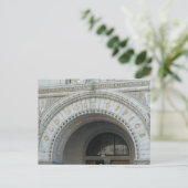 Pavillon "Old Post Office" Washington DC Postkarte (Stehend Vorderseite)