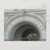 Pavillon "Old Post Office" Washington DC Postkarte (Vorderseite)