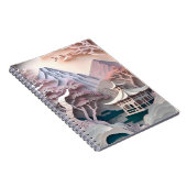 Pavillon Pavillon Landscape Raumschiff Foto Notizblock (Rechte Seite)