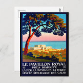 Pavillon Royal, Côte d'Azur, Küste, Vintag Postkarte (Vorne/Hinten)