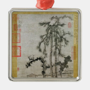 Pavillon unter den Bäumen Ornament Aus Metall