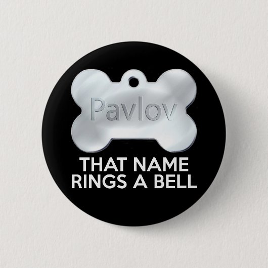 PAVLOV-HUND BUTTON (Vorderseite)