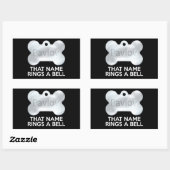 PAVLOV-HUND RECHTECKIGER AUFKLEBER (Blatt)