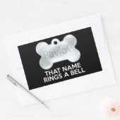 PAVLOV-HUND RECHTECKIGER AUFKLEBER (Umschlag)