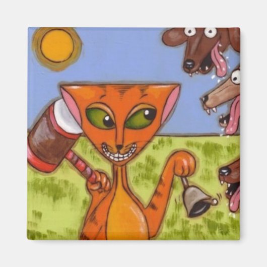 Pavlov-Katze Magnet (Vorne)