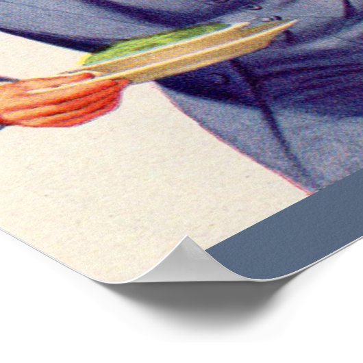 Pavlov-Spinat Poster (Ecke)