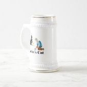 Pavlov's Cat Funny Psychology Bierglas (Vorderseite Links)