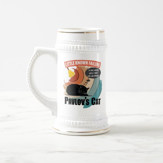 Pavlov's Cat - Funny Psychology Bierglas (Links)