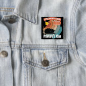 Pavlov's Cat - Funny Psychology Button (Beispiel)