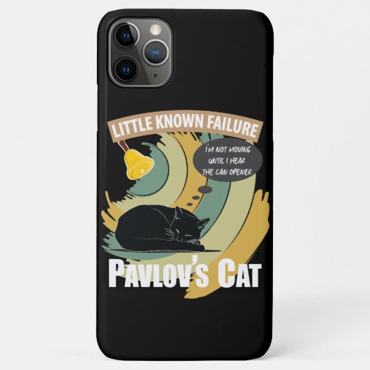 Pavlov's Cat - Funny Psychology Case-Mate iPhone Hülle (Rückseite)