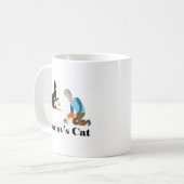Pavlov's Cat Funny Psychology Kaffeetasse (Vorderseite Links)