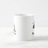 Pavlov's Cat Funny Psychology Kaffeetasse (Mittel)