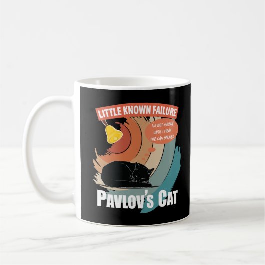 Pavlov's Cat - Funny Psychology Kaffeetasse (Links)
