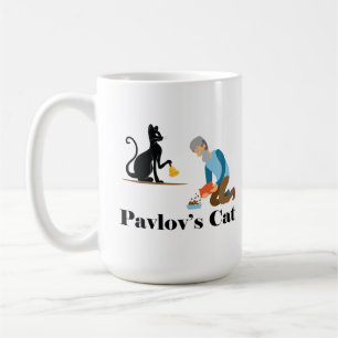 Pavlov's Cat Funny Psychology Kaffeetasse