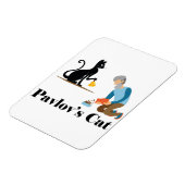 Pavlov's Cat Funny Psychology Magnet (Linke Seite)