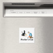 Pavlov's Cat Funny Psychology Magnet (In Situ (Geschirrspüler))