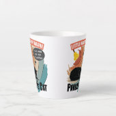 Pavlov's Cat - Funny Psychology Milchtasse (Vorderseite)
