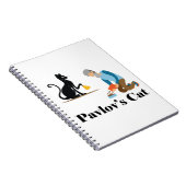Pavlov's Cat Funny Psychology Notizblock (Rechte Seite)