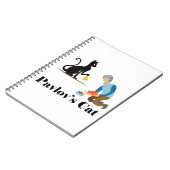 Pavlov's Cat Funny Psychology Notizblock (Linke Seite)