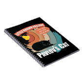 Pavlov's Cat - Funny Psychology Notizblock (Rechte Seite)