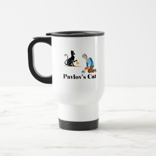 Pavlov's Cat Funny Psychology Reisebecher (Links)