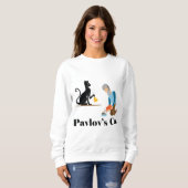 Pavlov's Cat Funny Psychology Sweatshirt (Vorne ganz)