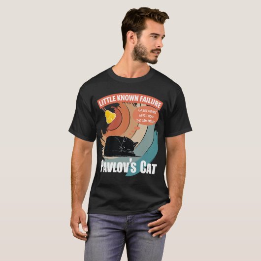 Pavlov's Cat - Funny Psychology T-Shirt (Vorne ganz)