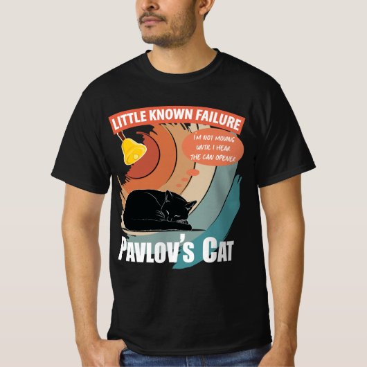Pavlov's Cat - Funny Psychology T-Shirt (Vorderseite)