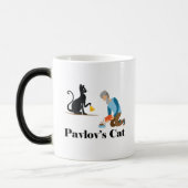 Pavlov's Cat Funny Psychology Verwandlungstasse (Links)