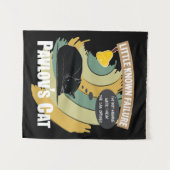 Pavlov's Cat - Funny Psychology Wandteppich (Vorderseite (Horizontal))