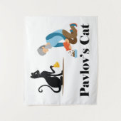 Pavlov's Cat Funny Psychology Wandteppich (Vorderseite)