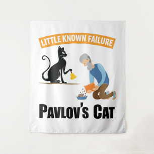 Pavlov's Cat - Funny Psychology Wandteppich
