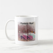 Pavlov's Pool Funny Cartoon Kaffeetasse (Links)
