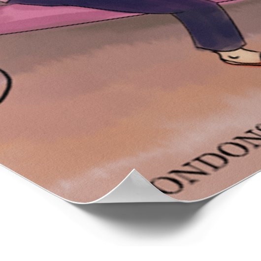 Pavlov's Pool Funny Cartoon Poster (Ecke)