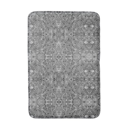 Pavo Pontem Abstrakt Bath Mat Badematte (Vorderseite Vertikal)