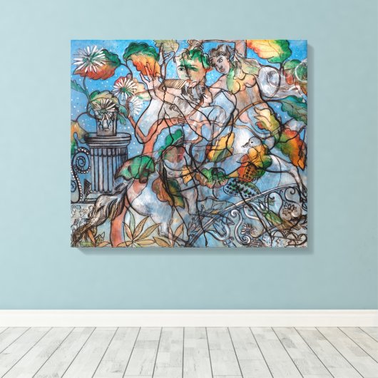 Pavonia | Francis Picabia | Leinwanddruck (Insitu (Holzboden))