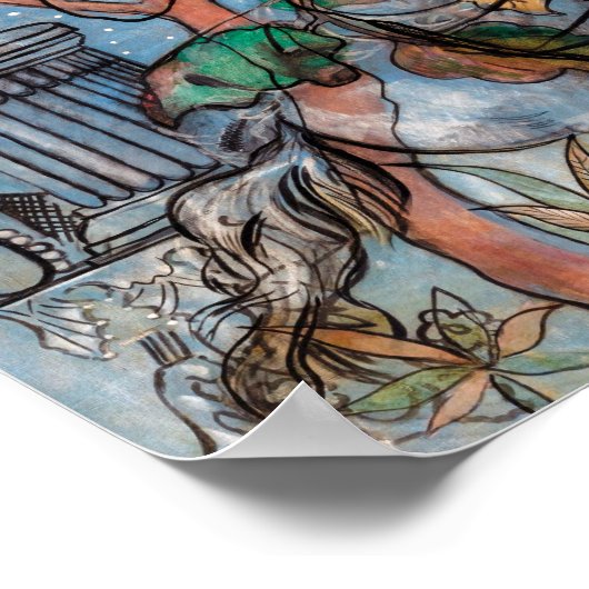 Pavonia | Francis Picabia | Poster (Ecke)